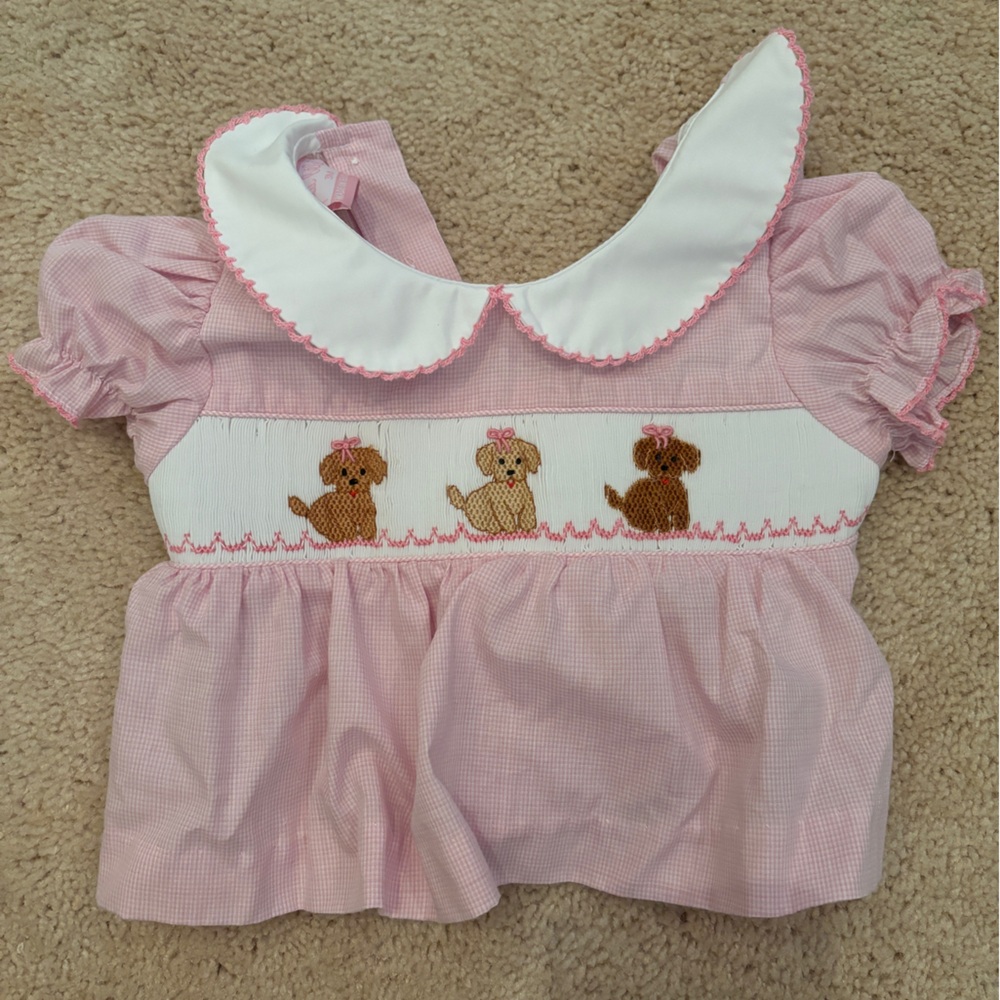 Boutique dog blouse
